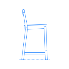 Furniture Stools Ikea Nordviken Barstool Silhouette Svg Vector, Free Vectors File